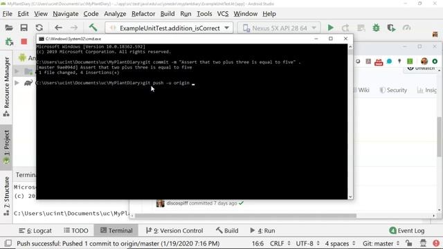 Git Commands Demonstrated on cmd: push pull commit add remot смотреть онлайн