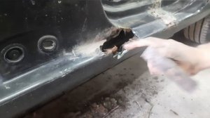 замена порога на Renault Logan