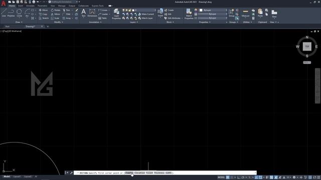 Autocad Tamil 2D Drawing Tool- Line, Polyline, Rectangle, Hatch... 02 | தமிழ் tutorials | MG Design смотреть онлайн