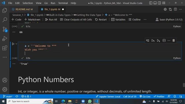 3 Python | Intro | Variables | Data types