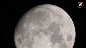 Съемки Луны объективом с трехметровым фокусом