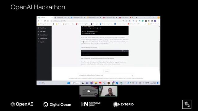 OpenAI Whisper, GPT3, Codex & DALL-E 2 Hackathon | DAY 2 смотреть онлайн