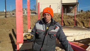 Сборка каркаса купола Z10H добросфера с. Пожарское