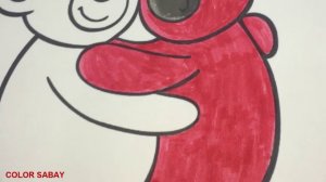 Coloring this Teddy Bear Coloring Video For Children Dress Colouring Kids Fun Art Activities