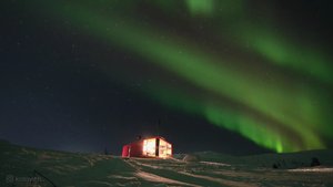 Северное сияние в Мурманской области (2022)