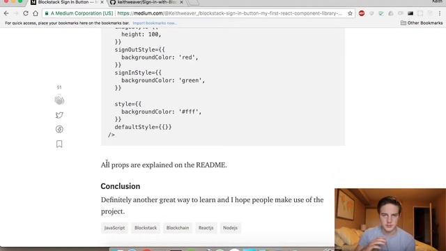 Sign in with Blockstack React.js Component Library смотреть онлайн