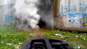 смотрим в тепловизор сквозь дым