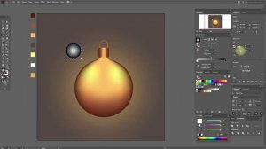 КАК НАРИСОВАТЬ НОВОГОДНИЙ ШАРИК_ УРОК в ADOBE ILLUSTRATOR (Иллюстраторе).