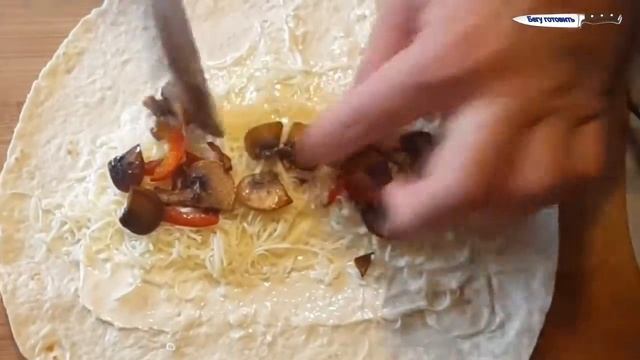 Шаурма с овощами  (без мяса) Очень вкусная!