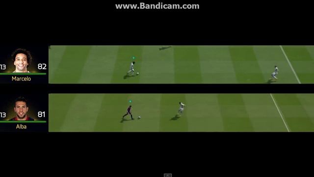 Кто быстрее? Марсело vs Жорди Альба смотреть онлайн