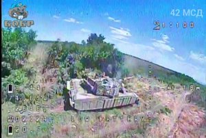 Подборка ударов FPV дронами от "Бобр" и 42 МСД по наступающей технике ВСУ на Запорожском направлении
