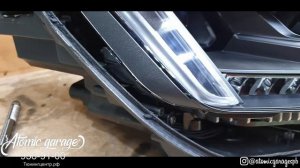 Audi A4 B9 покраска масок фар