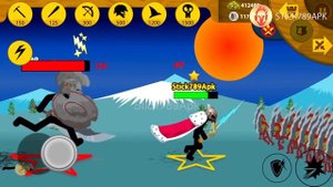 FINAL BOSS GOLDEN, XIPHOS VS XIPHOS, MEGA KING RIDER KAI GIANT | Stick War Legacy Mod | Stick789Apk