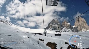 4-CLD/B Norei - Cinque Dita | Canazei | Val di Fassa | GoPro Timelapse 2K with GPS Data