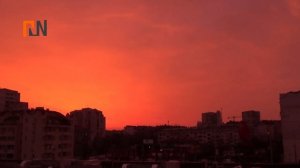 Восход солнца в Софии (Болгария) - 29 февраля 2024 года
