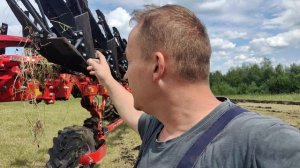 Voyager S-70 плуг от Грегуар Бессон с трактором 8430 John Deere настройка по 8 летней целине.
