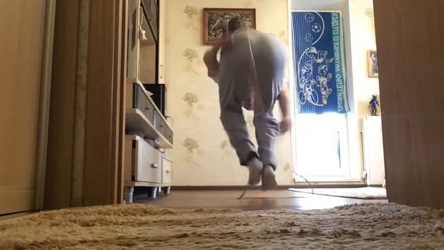 Скакалка. Выход из базового прыжка "табурет" (AS).