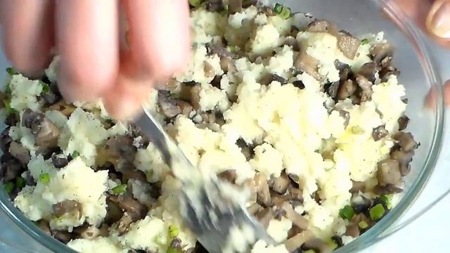 Вкусные, нежные жареные пирожки с картошкой и грибами смотреть онлайн