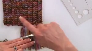 кисточки / бахрома на шарфе