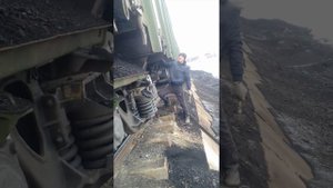 разгрузка угля с вагонов