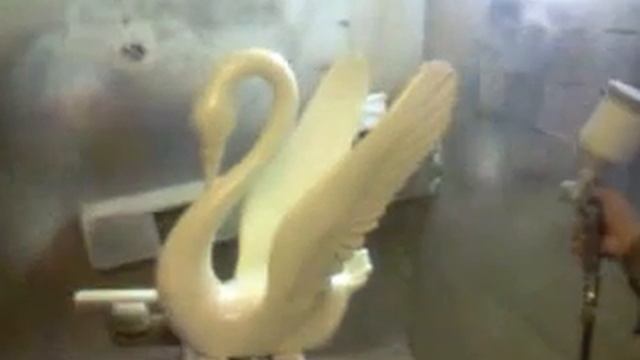 Покраска! ручная резьба! "ЛЕБЕДЬ" смотреть онлайн