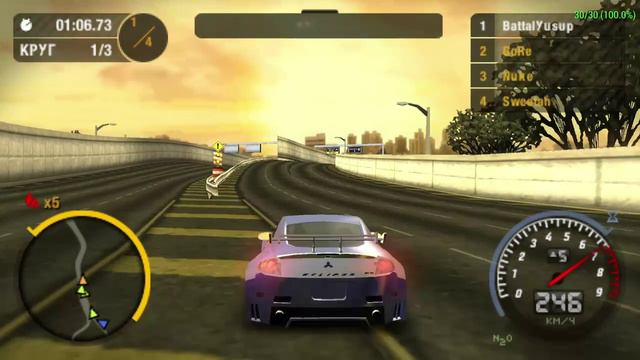 NFS Most Wanted 5-1-0 PSP Часть 7 Пьер Дюпонт Эрл