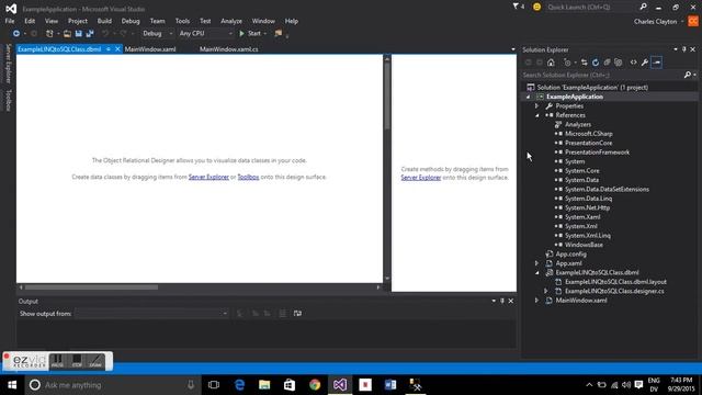 How to Connect to and Modify a SQL Server Database with C# (WPF/LINQ) смотреть онлайн
