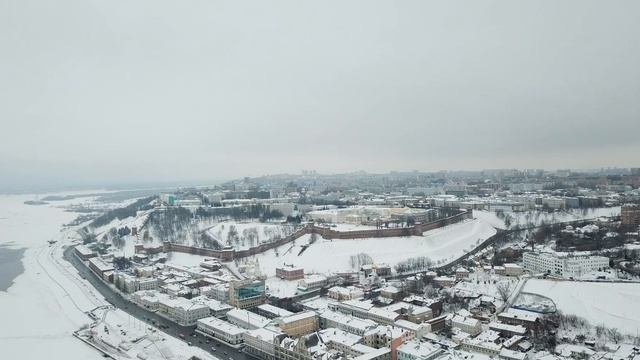 Нижний Новгород - Нижегородский Кремль в феврале