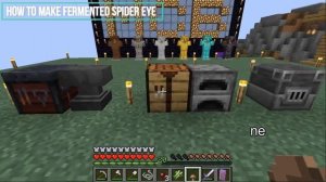 Minecraft: How to Make Fermented Spider Eye