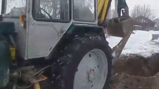 экскаватор юмз эо 2621 зимний коп работа юмз траншея водоснабжения смотреть онлайн