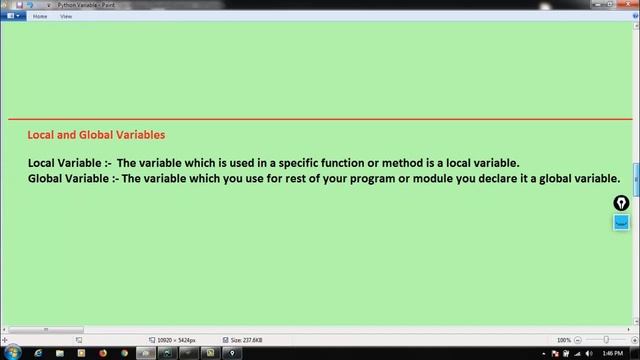 Variables in Python | Python Variable | Local, Global Variable | Global Keyword in Python