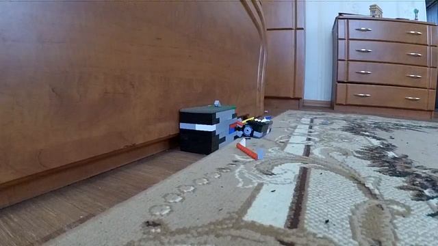 Краш-тест Лего Споткара CRASH TEST LEGO Xiaomi YI Slow mo смотреть онлайн