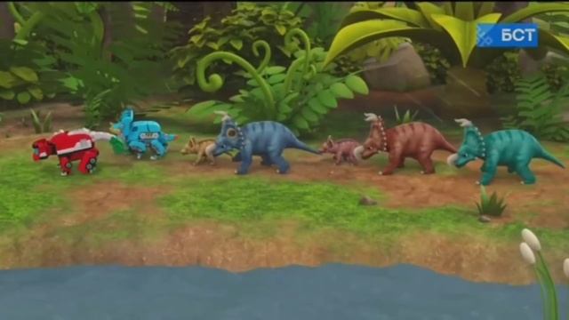 Дино командаһы - 41.Бөгөлгән мөгөҙлө Эйниозавр.mp4 смотреть онлайн
