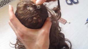 Волосы приклеим для куклы Венера