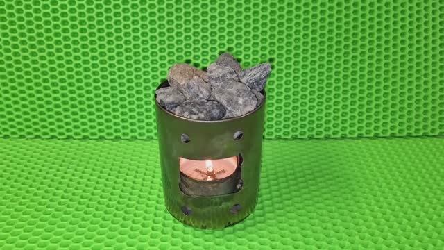 За 4 минуты своими руками Камин свеча длительного горения