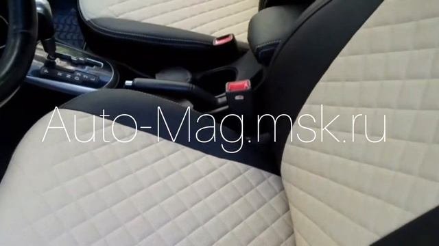 Hyundai Solaris 2015 Sedan | Чехлы на сиденья из экокожи | Фабрика Автопилот