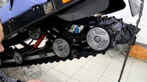 Подвеска СНЕГОХОДА (задняя пятка наборные шайбы)