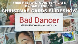Free PTE AV Studio Pro project - Christmas Cards Slideshow ID 15122022