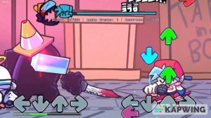 FNF double kill but black imposter and white imposter actually have a voice