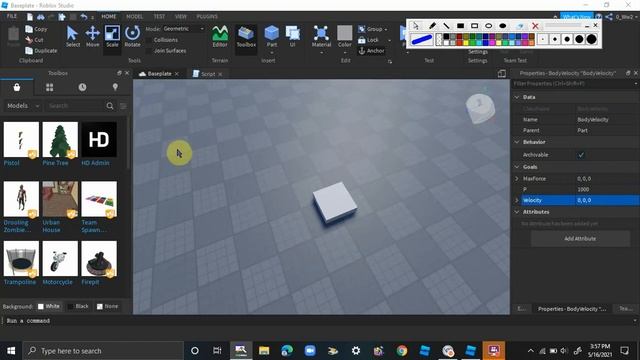 how to make a floating part in roblox studio смотреть онлайн