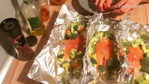 Нежнейшая РЫБА с овощами! Рыба с БРОККОЛИ в духовке. Вкусный УЖИН за 25 минут! Красная рыба / Fish