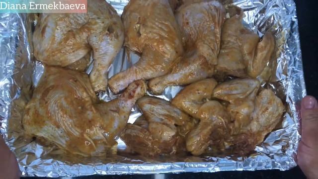 Окорочка в духовке. Қазақша рецепт. смотреть онлайн