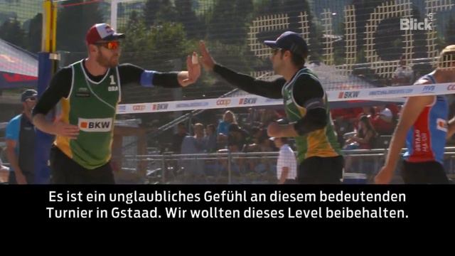 Brasilianische Beachvolleyballer im Interview смотреть онлайн