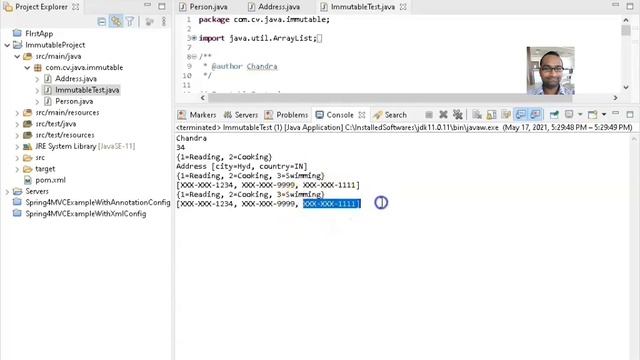 immutability in java | java immutability example | immutable classes in java | explain immutability