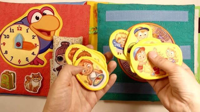 #Развивающаякнига для старшей сестрёнки Вики #2годика #мелкаямоторика #книгиизткани #играемсдетьми смотреть онлайн