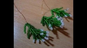 Новогодняя елочка из бисера