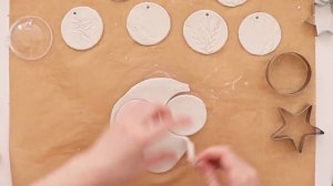 Елочные игрушки из самозатвердевающей глины