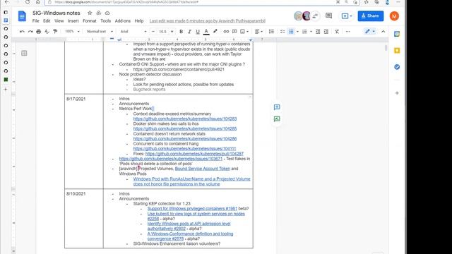 Kubernetes SIG Windows 20210817 смотреть онлайн