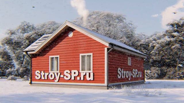 Дом 10 на 8 одноэтажный кракасный «Приозерск» Проект дома 10х8 один этаж. смотреть онлайн