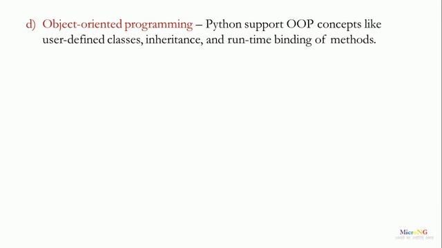 python features | python tutorial for beginners